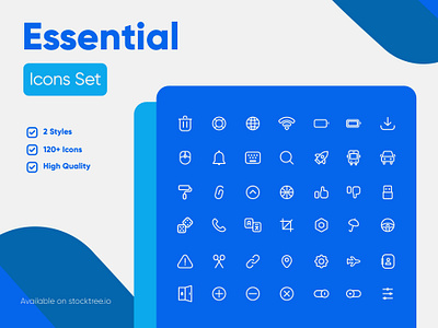 Essential Icon Set essential icon graphic design icon design icon inspiration icon pack illustration ui vector illustration