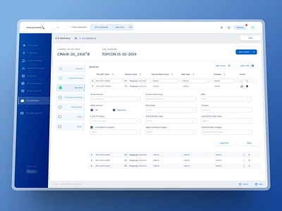 Aviation SAAS Web Application's Complex Form UX UI Design complex ui dashboard ui figma form ui form wizard nav bar nav bar ui navbar saas saas ui side nav text fields text input typography ui ui ux web application web application ui wizard ui