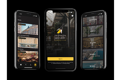 Luxury Concierge Service Mobile App app blockchain concierge crypto design ethereum highend lifestyle luxury mobile nft service tech travel travel app ui ux web3
