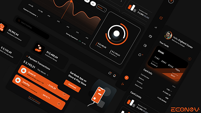 💹 Finance Dashboard by econev app bank branding dashboard design econev evgheniiconev figma finance lizzardlab logo money ui ux