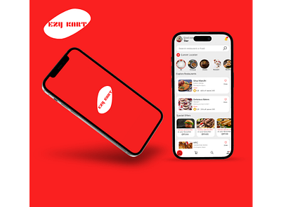 food delivery app app branding logo mobile app typography ui ux