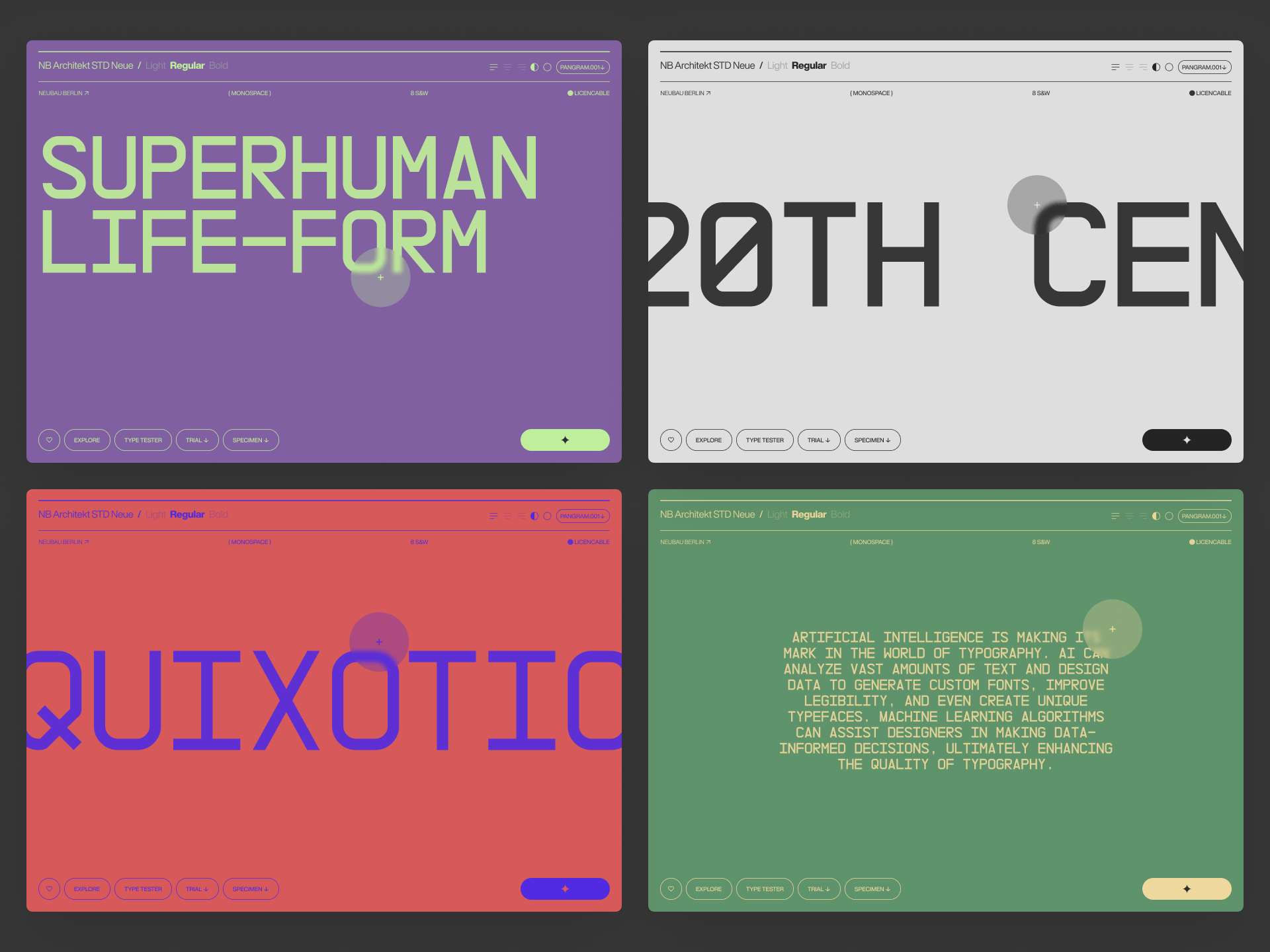 ( TYPFC/DET ) Typeface Detection App / Browser Edition app colors interface layout minimal type typography ui visual