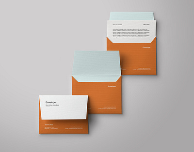 Envelope Design agency banner branding clean corporate creative work design envolpe graphic design identity office stationery