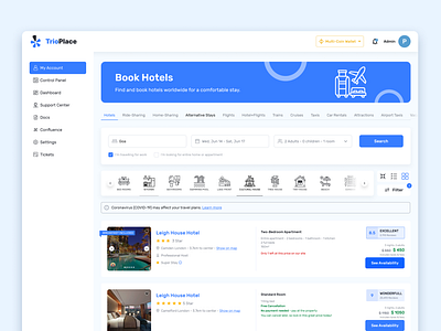 Hotel Booking Page Design branding design hotelbookingpage landing page typography ui ui design uiux ux webpagedesign