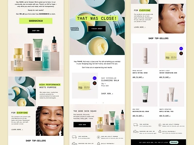 Email Design for Skincare Brand | Flowium Email Marketing email email design email marketing emailer graphic design newsletter newsletter design newsletter template