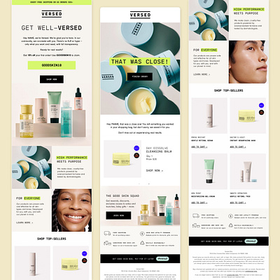 Email Design for Skincare Brand | Flowium Email Marketing email email design email marketing emailer graphic design newsletter newsletter design newsletter template