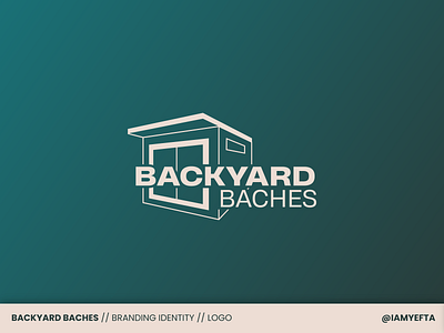 Backyard Baches // Branding identity branding brandingidentity business design graphic design graphicdesign logo logo design startup vector