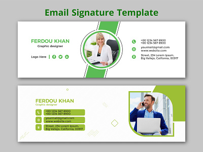 HTML - Clickable Email Signature Template Design adobe photoshope b branding clickable email signature clickable signature designer digital art digital marketing freelancer gmail signature graphic advice graphic design html html signature logo design marketing outlook signature print design signature