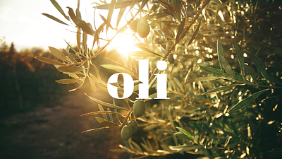 Oli - olive cosmetic brand branding logo