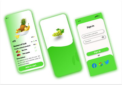 Food Delivery App and Website adobe xd desktop figma food delivery graphic design health wellness interaction visual design mobile app portfolio ui ux ux resaerch ux writing