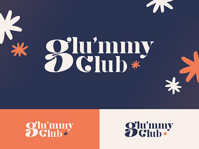 Glu'mmy Club branding gluten gluten free graphic design health instagram logo podcast santé