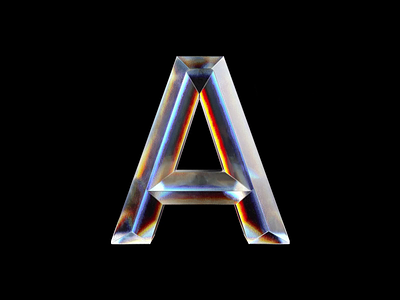 Refraction explorations with 3d type 3d animation art direction cgi cinema4d design graphic design motion graphics render sans type typography
