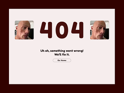 404 Page dailyui figma meme ui ux web design