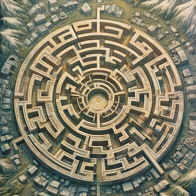 Labyrinth 2 graphic design