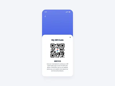 QR code screen UI design graphic design graphicdesigns ui ui design ux ui web design