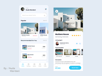 GoHome – House rental App design system mobile app design mobile design mobile ui design ui uiux uiux design user interfaace ux