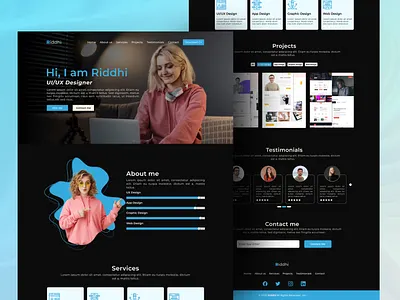 Portfolio Website branding portfolio website ui website