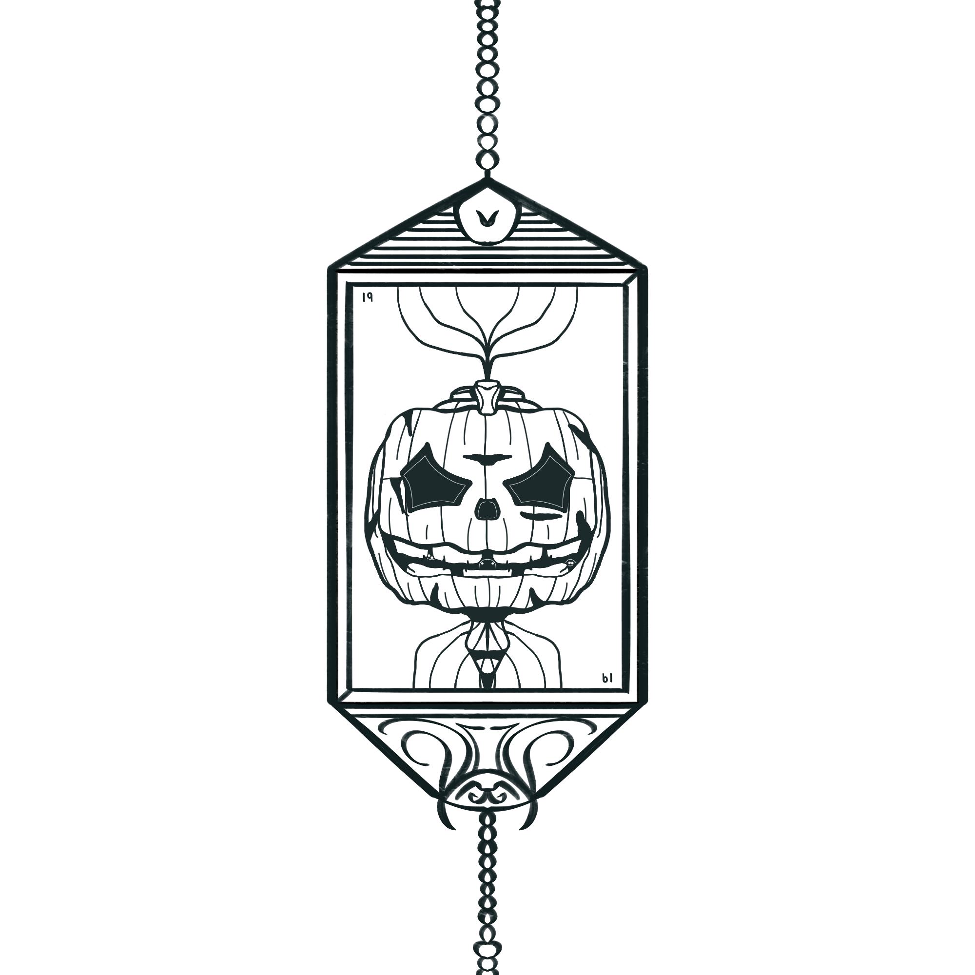 Inktober 2023 - 19 - Plump design illustration inktober inktober2023 pumpkin