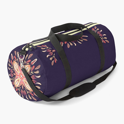 Autmn Duffle Bag design findyourthing gift mandala pattern print product