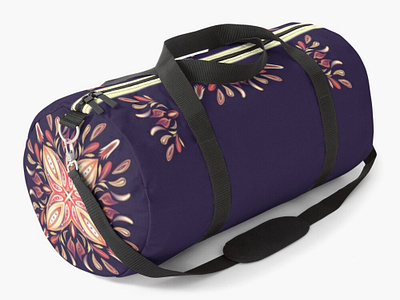 Autmn Duffle Bag design findyourthing gift mandala pattern print product