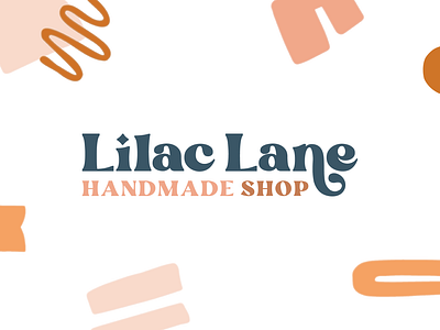 Logo • Lilac Lane boho branding logo playful typography visual identity
