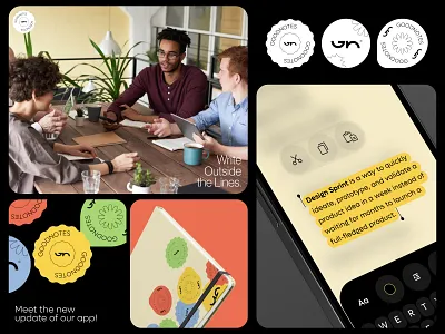 GoodNotes - Logo and Brand Identity app branding design graphic design icon identity illustration lettering logo logotype mobile notes orange planner planning productivity saas software ui ux