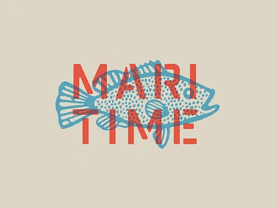 MARITIME art brand branding creative design dribbble fish florida food graphic design icon identity illustration logo new noteworthy pattern restaurant restaurantbranding typography