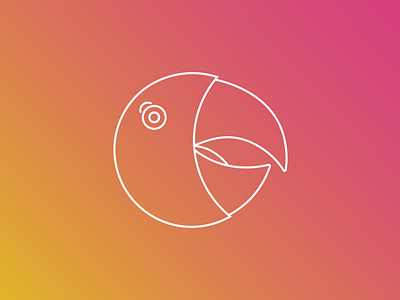 Minimalist Parrot Logo app icon bird clean clean logo illustration illustrator logo minimalist design parrot parrot logo simple