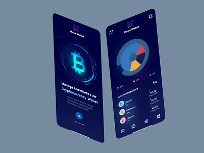 Maya Cryptocurrency 3d branding graphic design logo ui