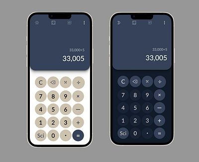 Calculator UI Design - 004 app calcuator ui graphic design ui ui design ui ux website