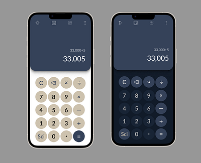 Calculator UI Design - 004 by Mahnoor Nabeel on Dribbble