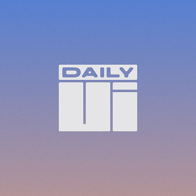 Daily UI Logo design - Ui052 branding clean dailyui dailyui logo design logo modern ui052