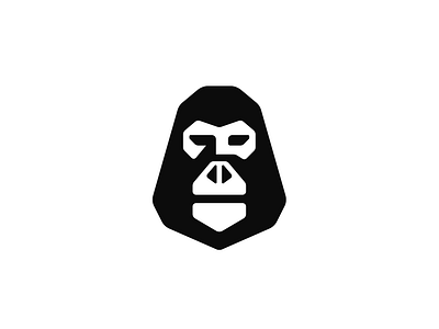 Ape animal ape brand branding design elegant gorilla graphic design illustration logo logotype mark minimalism minimalistic modern monkey sign wild