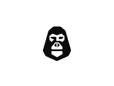 Ape animal ape brand branding design elegant gorilla graphic design illustration logo logotype mark minimalism minimalistic modern monkey sign wild