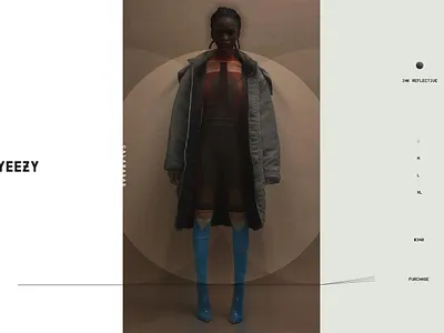 Old work; Exploration, Design Direction. Yeezy/// adidas brand digital fashion graphic design photoshop yeezy