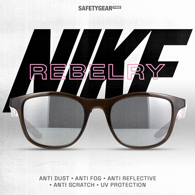Nike Rebelry Safety Gear Pro ad design design graphic design social media