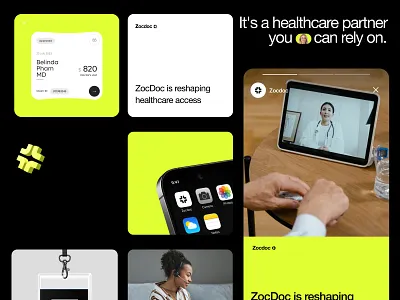 ZocDoc - Logo and Brand Identity automation brand brand identity branding care clinic design diagnostic graphic design health healthcare identity illustration logo logotype medical medtech product design telemedecine ui