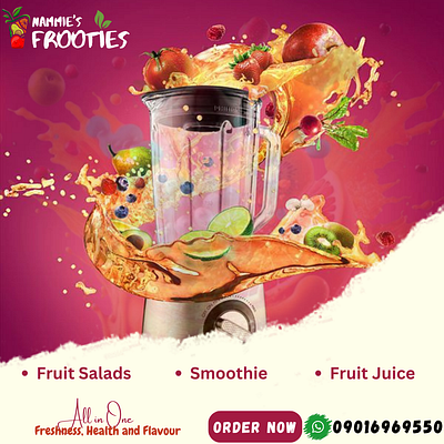 E-flyer for Fruit business