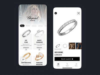 Jewelry Mobile App by Xavier on Dribbble