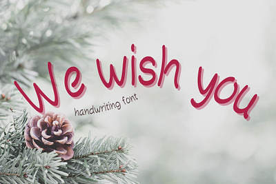 We Wish You Cute Font>>https://creativemarket.com/Ruddean2109 christmas font craft font design display font font graphic design handwriting new year font party font playful font typography