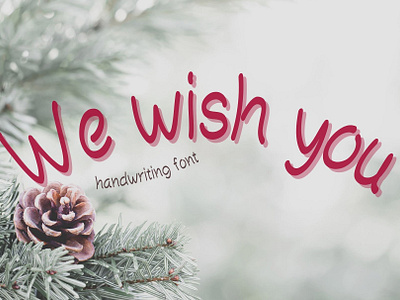 We Wish You Cute Font>>https://creativemarket.com/Ruddean2109 christmas font craft font design display font font graphic design handwriting new year font party font playful font typography