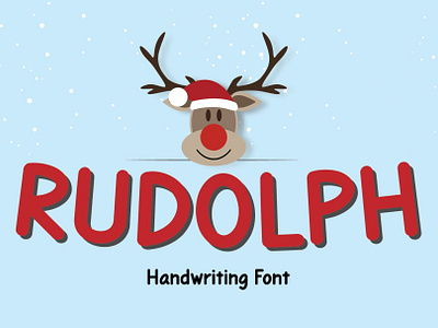 Rudolph Cute Font>>https://creativemarket.com/Ruddean2109 christmas font craft font cute font design display font font graphic design handwriting neat font new year font party font simple font typography