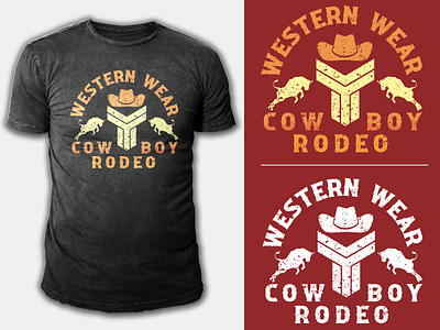 Western T-shirt design branding cow boy cowboy t shirt design design graphic design illustration inspirational quote logo motion graphics t shirt t shirt design typo typography typography design western western wear