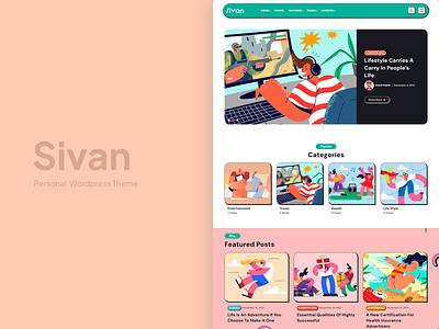 Sivan | Blog & Magazine WordPress Theme minimal blog minimal template personal blog personal theme travel blog website template wordpress wordpress theme