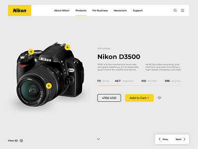 Nikon DSLR Web Design branding camera design dribble instagram nature nikon photo photographer photography photooftheday photoshoot ui uiesign uiuxdesign ux webdesign