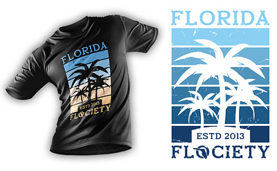 Florida T-shirt design branding design florida florida t shirt florida t shirt design graphic graphic design inspirational quote logo t shirt design ty typo typography