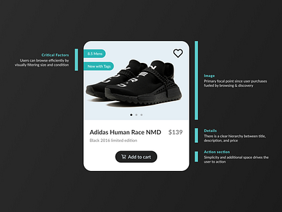 Daily UI Challenge 1: Product Card branding challenge ui ux