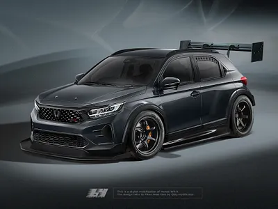Digital Modification Honda WRV - JTCC Style automotive design automotive render car design car illustrator car modification car rendering car vector design digital modification livery design