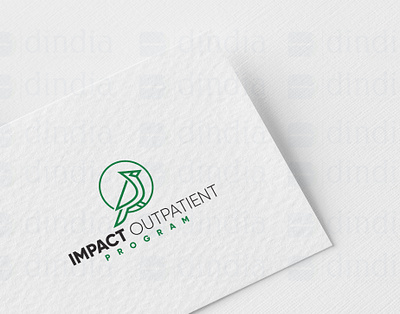 IMPACT OUTPATIENT LOGO design graphic design icon illustration logo vector