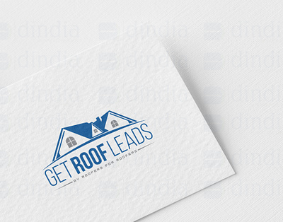 Get Roof Leads Logo design graphic design icon illustration logo vector